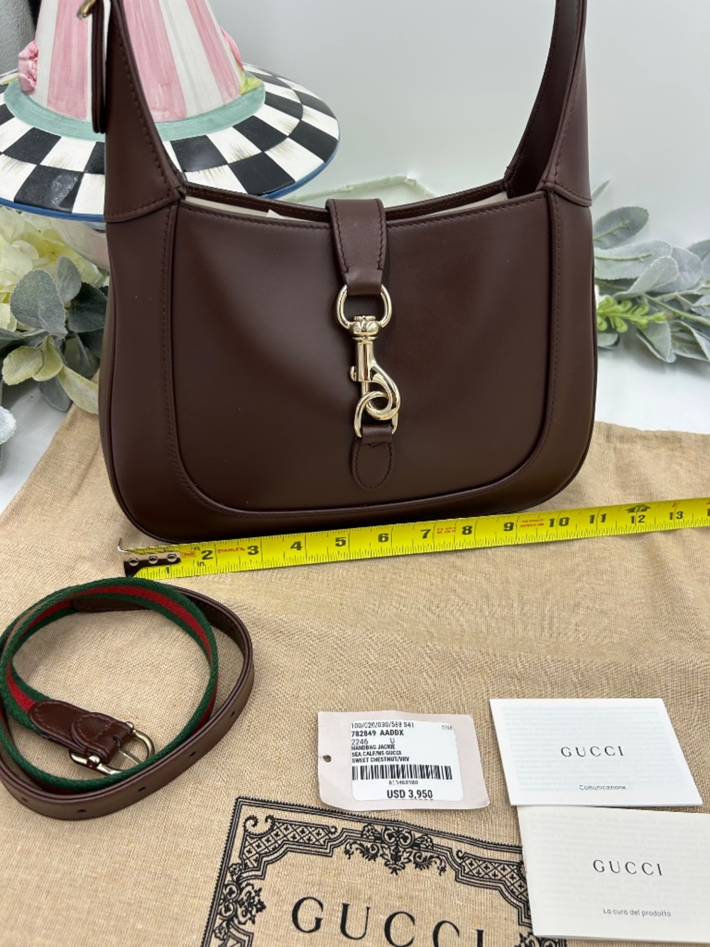 **************Women’s Gucci Jackie 1961 Shoulder Bag. Expertly crafted in Italy. - Picture 3 of 14